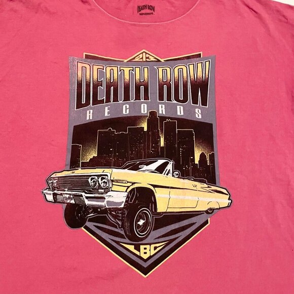 Death Row Records Mens Tshirt 3X Size Shirt - Picture 2 of 16